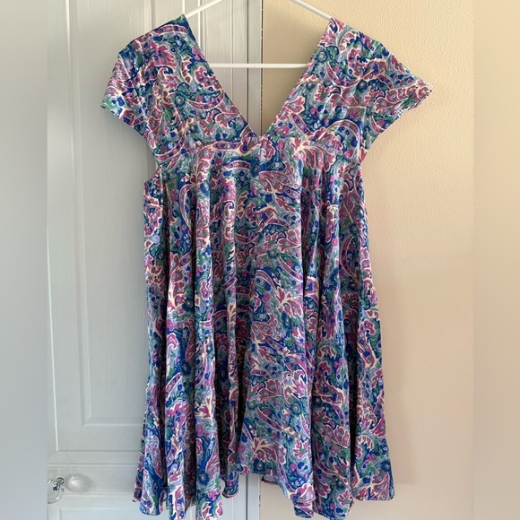 Matilda Jane Maze Tunic Paisley Flowy Blouse Women’s Sz L Boho Festival Girlcore - Picture 2 of 5